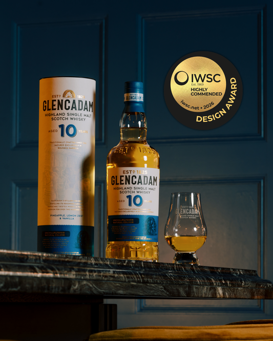 IWSC Award Recognition for Glencadam's Pack Redesign