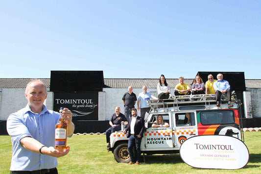 Spirits are high for Cairngorm Mountain Rescue Team as Tomintoul Distillery becomes their official partner