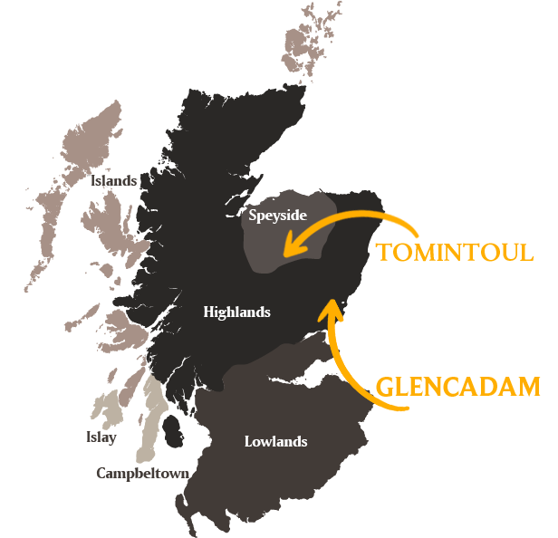 Scotch Whisky Producing Regions